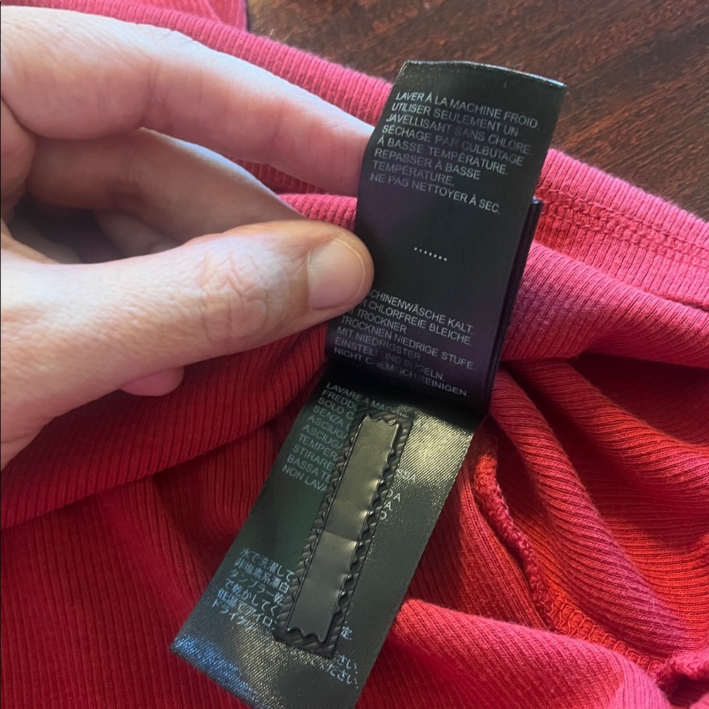 Harley-Davidson Red Fitted Buttoned Tank Top - Picture 8 of 10